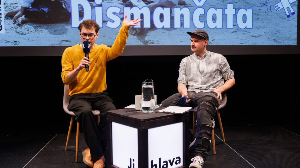 Uvedení podcastové série Dismančata na MFDF Ji.hlava, listopad 2025 | foto: Jiří Šeda Uvedení podcastové série Dismančata na MFDF Ji.hlava, listopad 2025