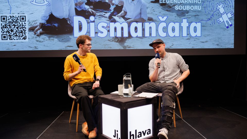 Uvedení podcastové série Dismančata na MFDF Ji.hlava, listopad 2025 | foto: Jiří Šeda Uvedení podcastové série Dismančata na MFDF Ji.hlava, listopad 2025