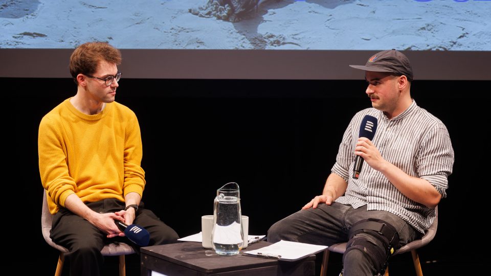 Uvedení podcastové série Dismančata na MFDF Ji.hlava, listopad 2025 | foto: Jiří Šeda Uvedení podcastové série Dismančata na MFDF Ji.hlava, listopad 2025